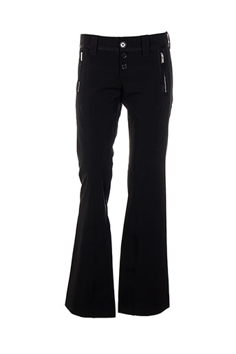 high pantalons femme de couleur noir