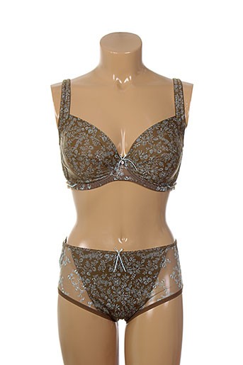 selmark lingerie femme de couleur marron