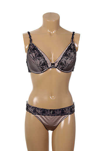 ory lingerie femme de couleur beige