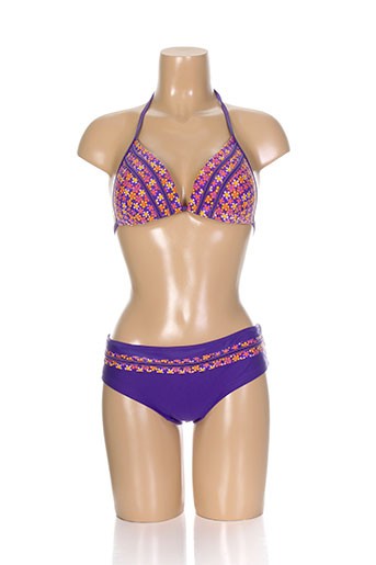 admas 2 et pieces femme de couleur violet (photo) admas 2 et pieces femme de couleur violet (photo)