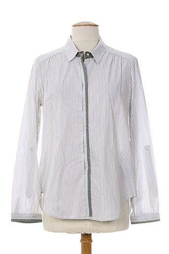 high chemises femme de couleur gris
