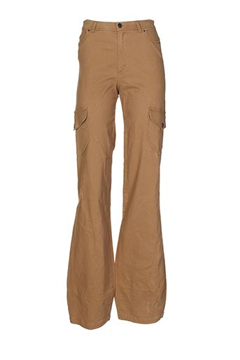 rosa rosam pantalons femme de couleur marron