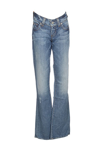 guess jeans femme de couleur bleu