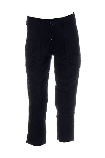 high pantalons femme de couleur bleu