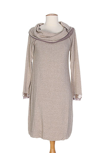 alan red robes femme de couleur beige