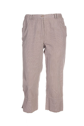 chrismas's pantacourts femme de couleur beige