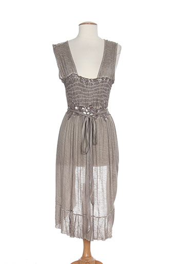rinascimento robes femme de couleur gris