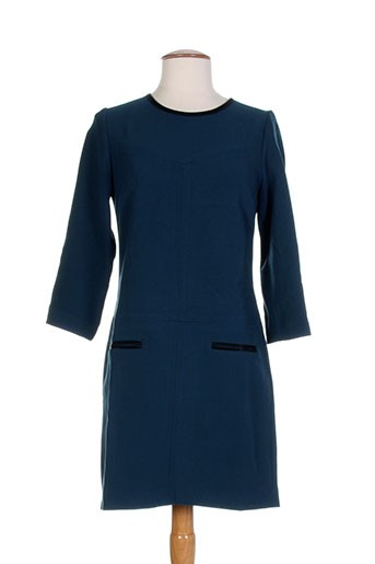 mkt studio robes femme de couleur bleu