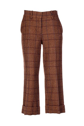 gant pantacourts femme de couleur marron