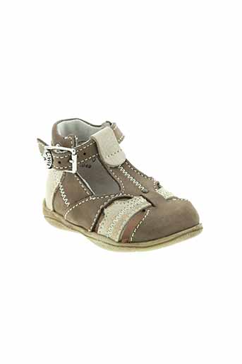 little mary chaussures garçon de couleur marron