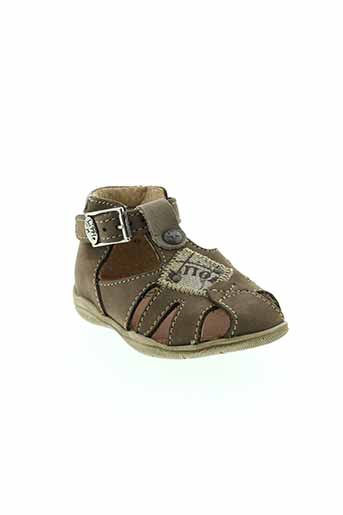 little mary chaussures garçon de couleur marron