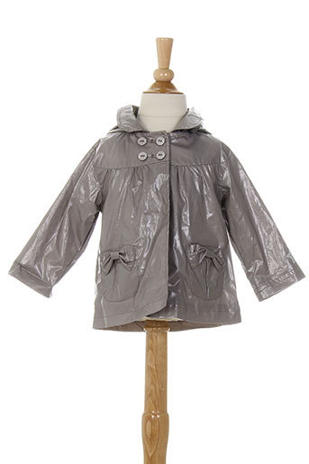 3 et pommes parkas fille de couleur gris (photo) 3 et pommes parkas fille de couleur gris (photo)