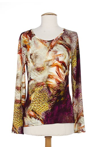 jean delfin t-shirts femme de couleur rose