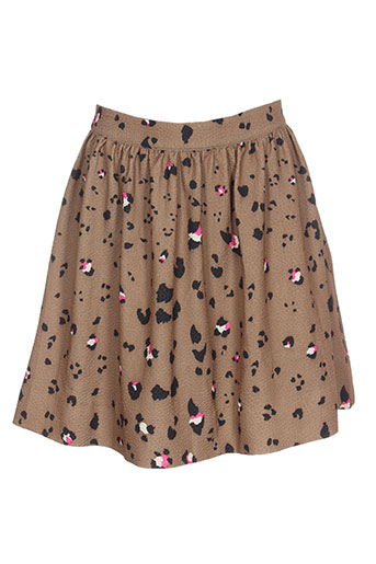 essentiel jupes femme de couleur marron