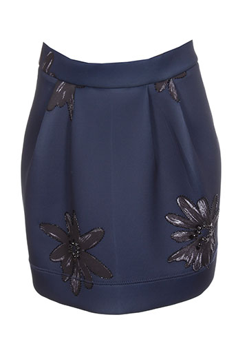 essentiel jupes femme de couleur bleu