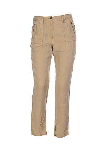 pablo gerard darel pantalons femme de couleur beige