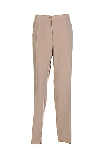 griffon pantalons femme de couleur beige