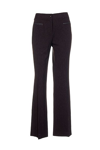 bleu blanc rouge pantalons femme de couleur marron
