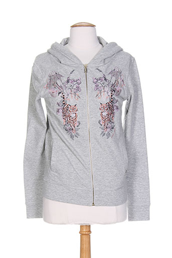 who's who gilets femme de couleur gris
