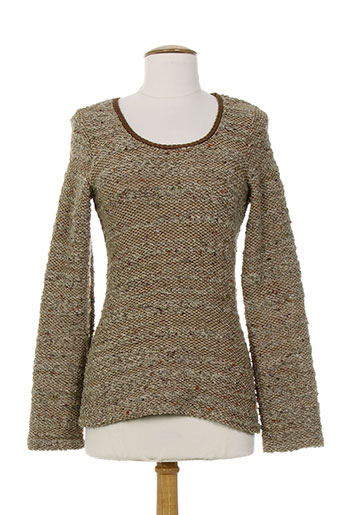 lo! les filles pulls femme de couleur marron