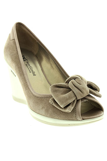 nero giardini chaussures femme de couleur marron