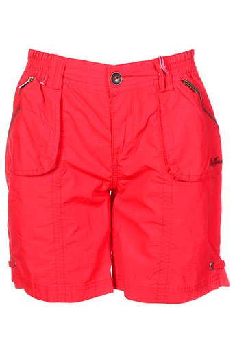 pepe jeans shorts / bermudas fille de couleur rouge