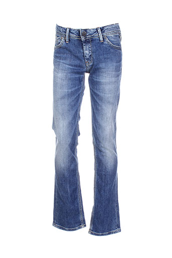 pepe jeans jeans fille de couleur bleu