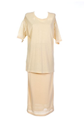 carlotta ensemble femme de couleur jaune