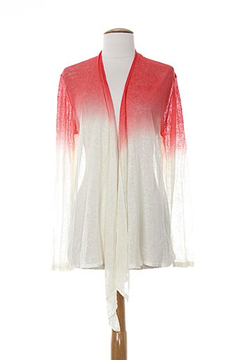 so soon gilets femme de couleur rouge