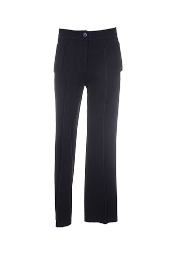 jean-luc francois pantalons femme de couleur noir