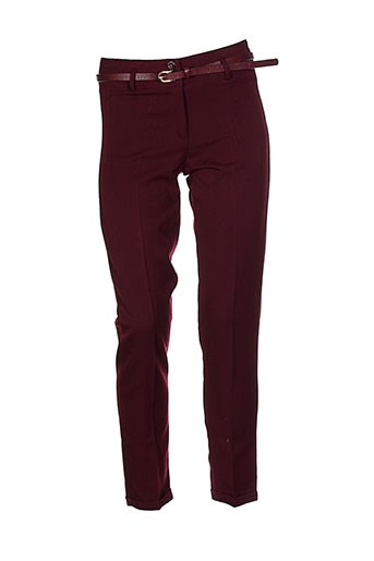 arc en ciel pantalons femme de couleur rouge
