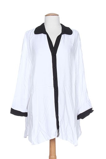 kjbrand chemises femme de couleur blanc