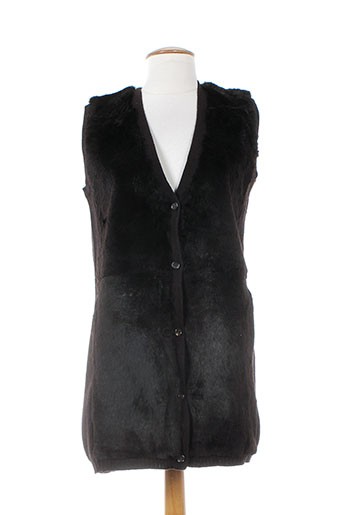 maxmara gilets femme de couleur noir