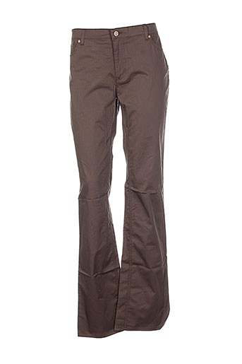 cerruti 1881 pantalons femme de couleur marron