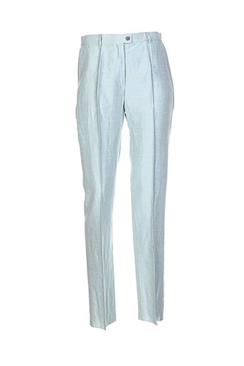 ines de la fressange pantalons femme de couleur bleu