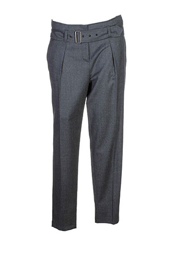 luisa cerano pantalons femme de couleur gris