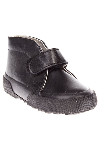 superga chaussures garçon de couleur noir