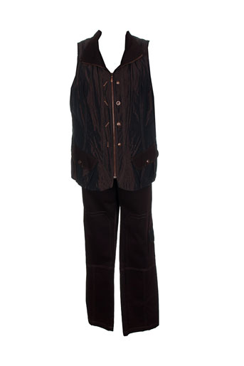fred sabatier ensemble femme de couleur marron