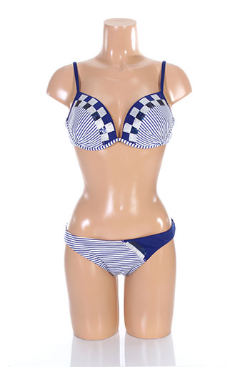 amarea 2 et pieces femme de couleur bleu (photo) amarea 2 et pieces femme de couleur bleu (photo)