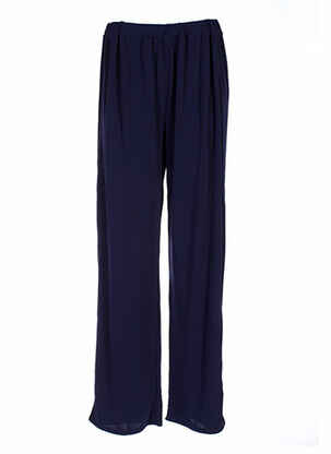 Pantalon casual bleu ELIE BONNIE pour femme