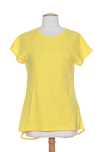 fracomina t-shirts femme de couleur jaune
