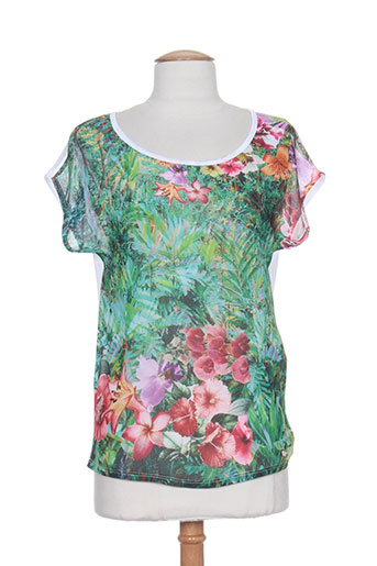 fracomina t-shirts femme de couleur vert