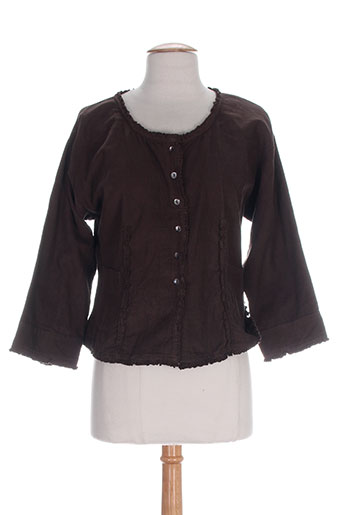 roshanara vestes femme de couleur marron