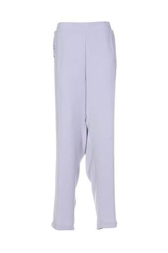jean gabriel pantalons femme de couleur gris