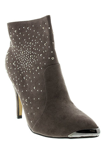 top or chaussures femme de couleur gris