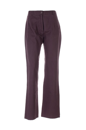 bleu de sym pantalons femme de couleur marron