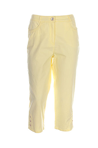 steilmann pantacourts femme de couleur jaune