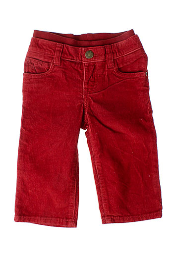 gap pantalons garçon de couleur rouge