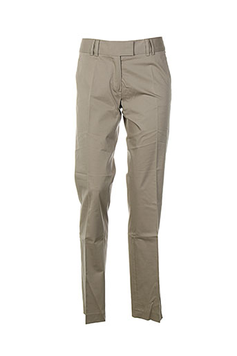 pablo gerard darel pantalons femme de couleur beige