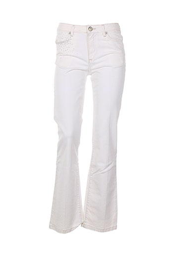 votre nom pantalons femme de couleur blanc